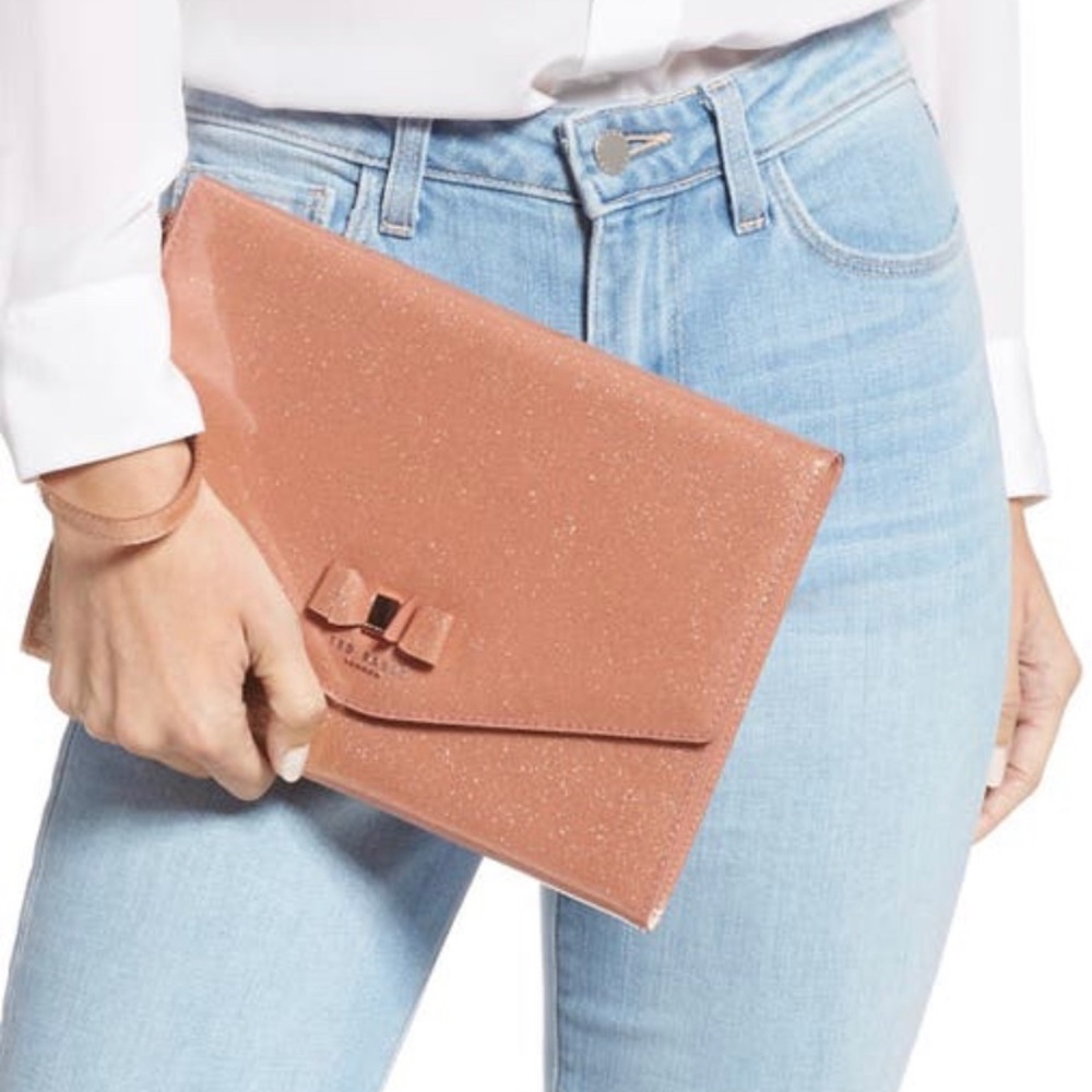 Ted baker sparkle Envelope Wristlet/clutch